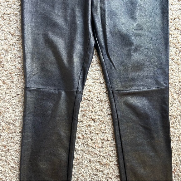 TROUVÉ BLACK COATED LEGGINGS SIZE M - Picture 3 of 4